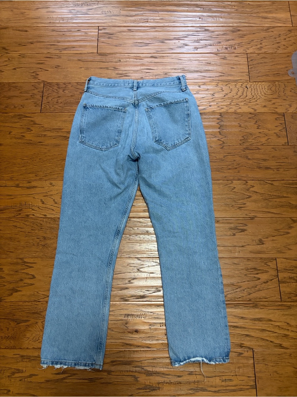 Agolde Riley High Rise Straight Crop Jeans Size 27 - Picture 5 of 10